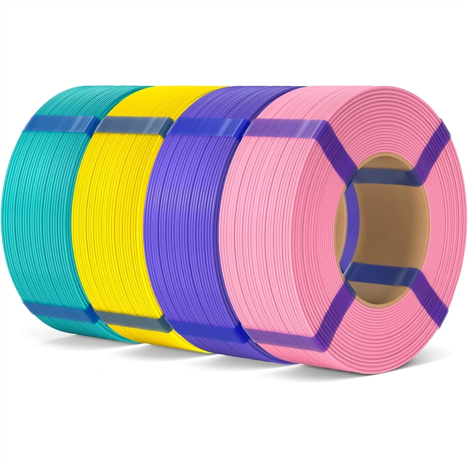 PLA Basic Refill Filament 1.75mm Bundle 4KG, 3D Printer Filament No Spool, Dimensional Accuracy +/- 0.02mm
PLA Basic Refill Filament 1.75mm Bundle 4KG, 3D Printer Filament No Spool, Dimensional Accuracy +/- 0.02mm