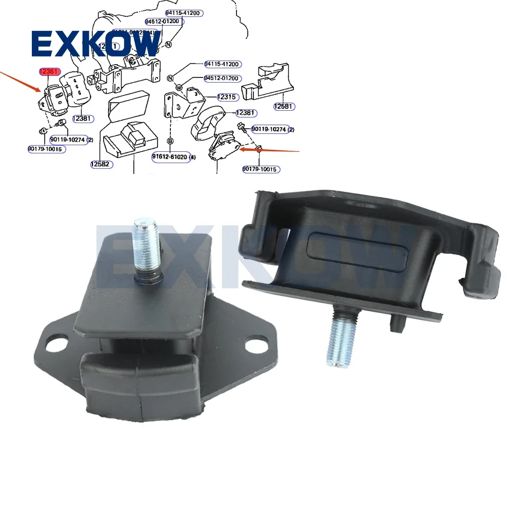 2PCS Front Engine Mounting Insulator for Toyota Land Cruiser 90 KZJ95 GRJ120 KDJ120 KZJ120 Hilux Dyna100 150 12361-54121
2PCS Front Engine Mounting Insulator for Toyota Land Cruiser 90 KZJ95 GRJ120 KDJ120 KZJ120 Hilux Dyna100 150 12361-54121