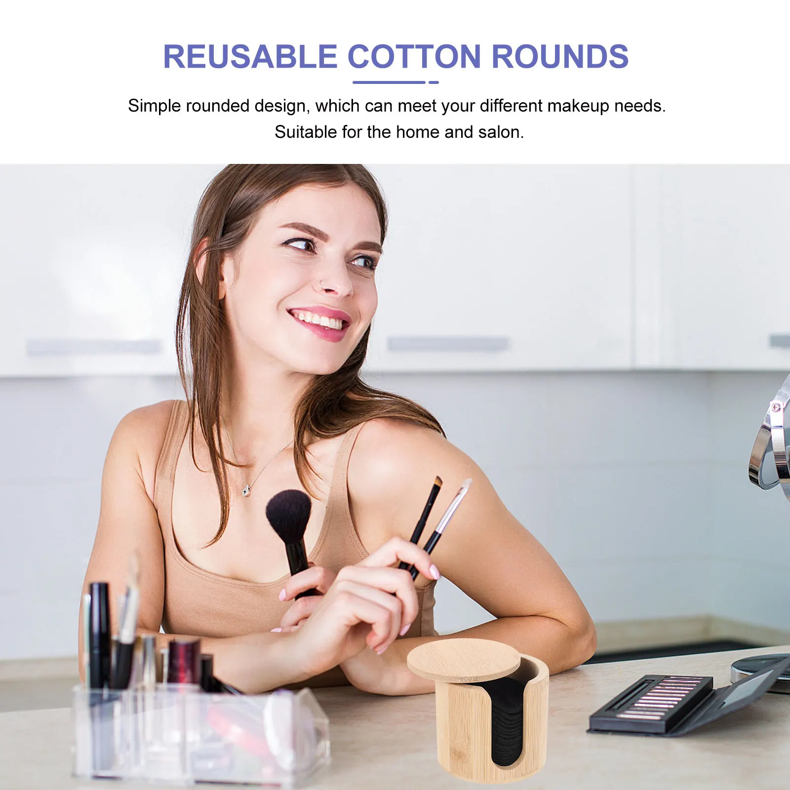 16pcs Bamboo Makeup Remover Pad Reusable Round Facial Washing Pads For Women All Skin Types Cleansing Tool Facial Cleansing Pads
16pcs Bamboo Makeup Remover Pad Reusable Round Facial Washing Pads For Women All Skin Types Cleansing Tool Facial Cleansing Pads