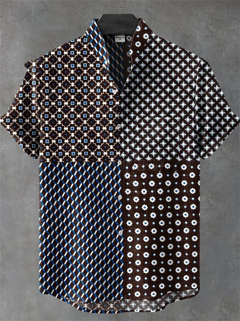 Men's new striped linen short sleeved shirt, summer comfortable fabric, high-quality button up top
Men's new striped linen short sleeved shirt, summer comfortable fabric, high-quality button up top