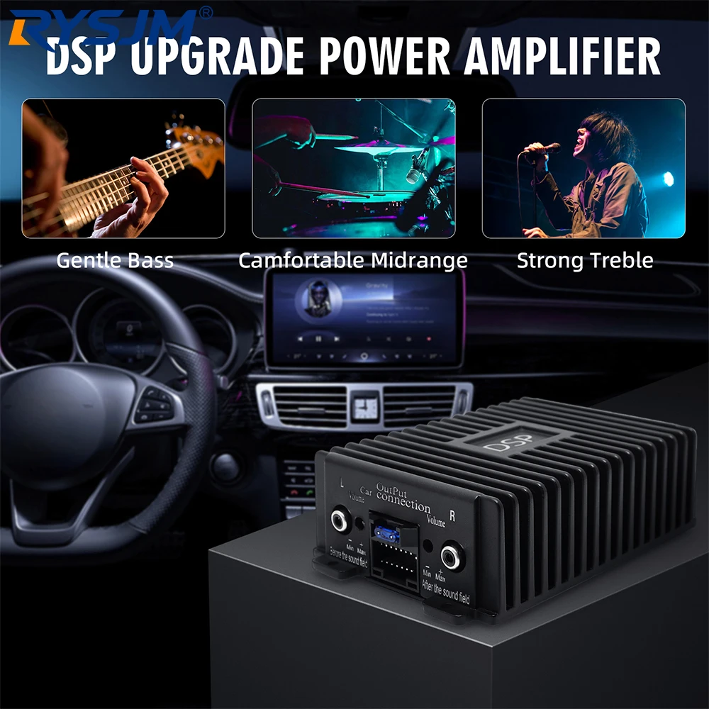4CH DSP Car Power Amplifier Equalizer Stereo Treble Bass Audio Enhancement Subwoofer Processor 4 Channel For Android Radio
4CH DSP Car Power Amplifier Equalizer Stereo Treble Bass Audio Enhancement Subwoofer Processor 4 Channel For Android Radio