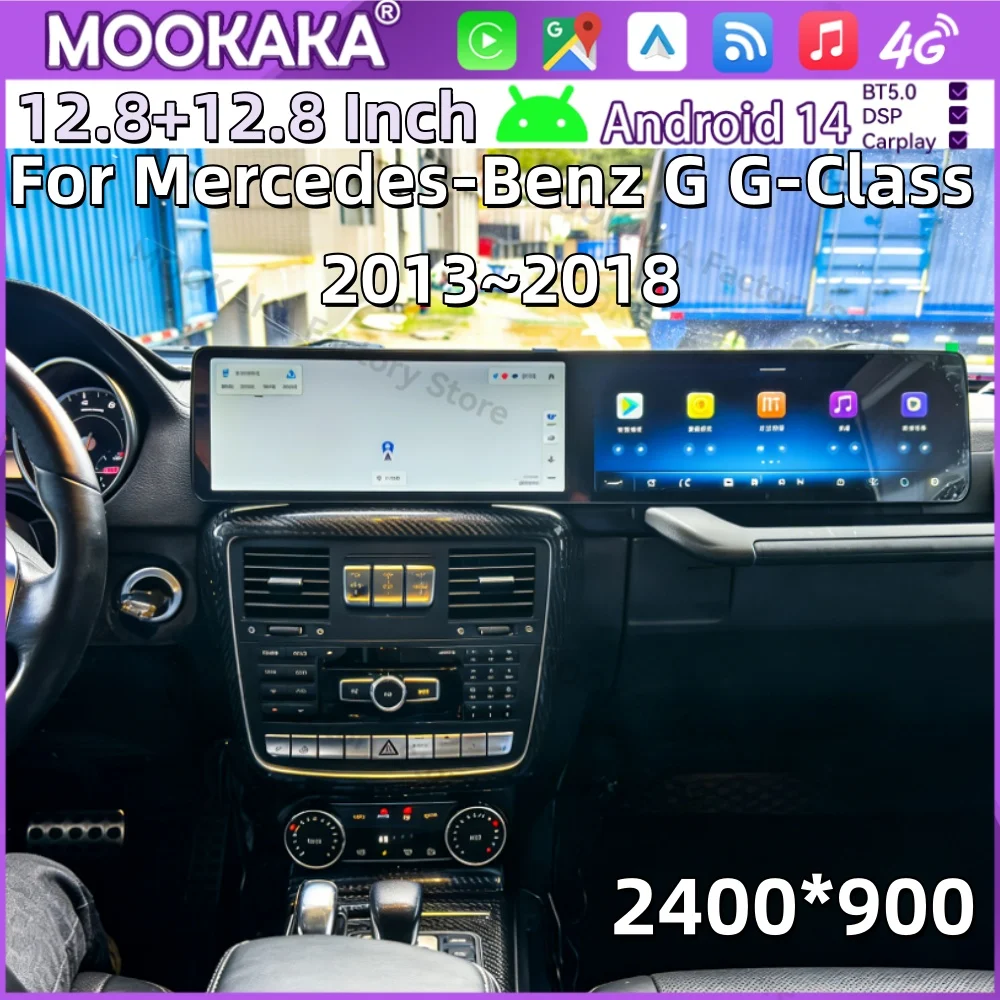 Android 14 Radio For Mercedes-Benz G G-Class 2013~2018 GPS Multimedia GPS Intelligent Navigation Car Stereo Receiver Head Unit
Android 14 Radio For Mercedes-Benz G G-Class 2013~2018 GPS Multimedia GPS Intelligent Navigation Car Stereo Receiver Head Unit