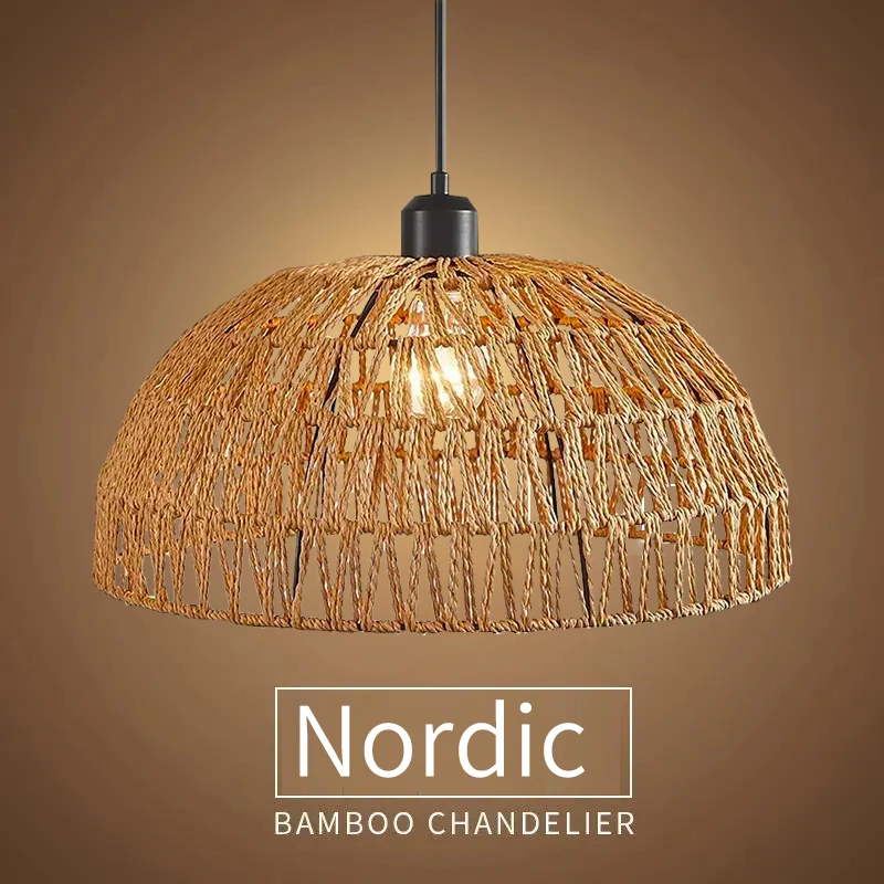 Hemp Rope Lantern Ceiling Pendant Light Natural Rattan E27 Socket, LED Pendant Light Hand Woven Lampshade Lighting Pendant Light
Hemp Rope Lantern Ceiling Pendant Light Natural Rattan E27 Socket, LED Pendant Light Hand Woven Lampshade Lighting Pendant Light
