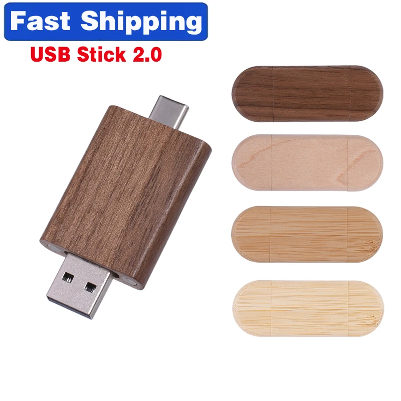 Fast Shipping Type-C 2 in 1 Custom Wooden Bamboo USB Flash Drive 64GB Pen Driver Wood Chips Pen Drive 16GB 32GB USB Pendriver
Fast Shipping Type-C 2 in 1 Custom Wooden Bamboo USB Flash Drive 64GB Pen Driver Wood Chips Pen Drive 16GB 32GB USB Pendriver