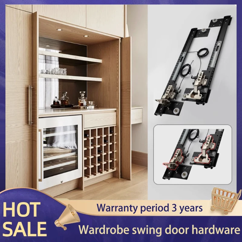 Wardrobe Cabinet Hidden Swing Door Slide Rail Side-Mounted Plug-In Roller Folding Door Telescopic Pocket Door Hardware
Wardrobe Cabinet Hidden Swing Door Slide Rail Side-Mounted Plug-In Roller Folding Door Telescopic Pocket Door Hardware
