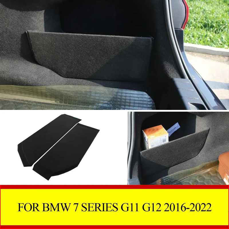 For BMW 7 Series G11 G12 2016-2022 Car Trunk Side Storage Organizer Board Partition Plate Tail Box Shield Plank Accessories
For BMW 7 Series G11 G12 2016-2022 Car Trunk Side Storage Organizer Board Partition Plate Tail Box Shield Plank Accessories