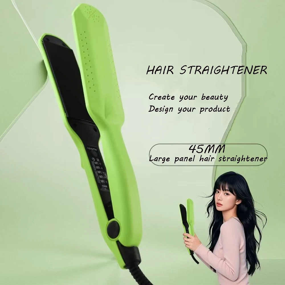 Professional Wide Plate Flat Iorn Straightener And Curler Ceramic High Heat Flat Irons Home Salon Hair Styler Tools
Professional Wide Plate Flat Iorn Straightener And Curler Ceramic High Heat Flat Irons Home Salon Hair Styler Tools
