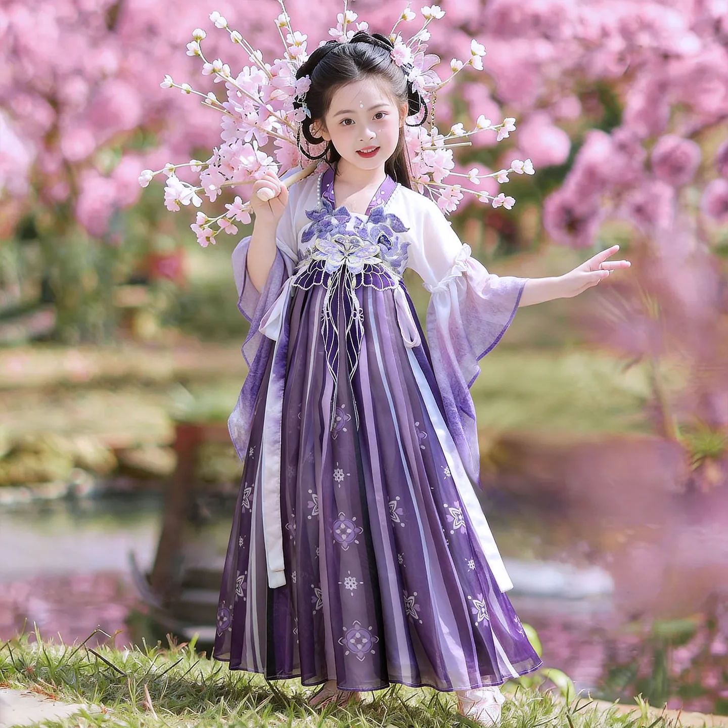 Girls Traditional Chinese Clothing Vintage Clothes Ethnic Style Cosplay Costumes Dance Wear Party Chinese Style Hanfu Kids Dress
Girls Traditional Chinese Clothing Vintage Clothes Ethnic Style Cosplay Costumes Dance Wear Party Chinese Style Hanfu Kids Dress