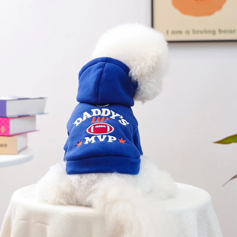 Pet Dog Cat Hoodie Daddy's Little Player Autumn Winter Warm, Cute Small Puppy Comfortable Cozy Sports Sweatshirt Outfit
Pet Dog Cat Hoodie Daddy's Little Player Autumn Winter Warm, Cute Small Puppy Comfortable Cozy Sports Sweatshirt Outfit