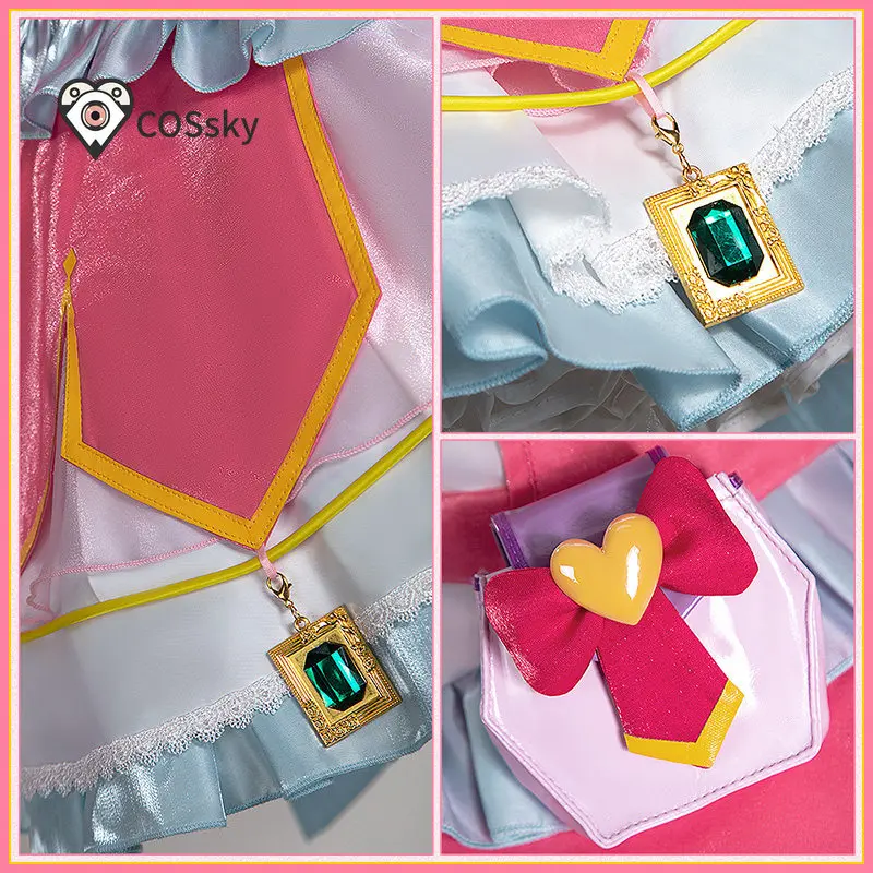 Кобаяши Микуро: Звездный детектив Precure! Новый костюм для косплея: милое боевое платье, перчатки, головной убор, розовый наряд в стиле Лолита для девочек на Хэллоуин
Кобаяши Микуро: Звездный детектив Precure! Новый костюм для косплея: милое боевое платье, перчатки, головной убор, розовый наряд в стиле Лолита для девочек на Хэллоуин