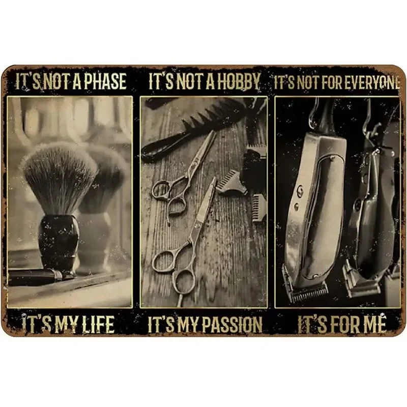 Barber Poster Hairdresser Gift Barbershop Wall Art It's My Life It's My Passion It's for Me Poster Barber Shop Novelty Tin Sign
Barber Poster Hairdresser Gift Barbershop Wall Art It's My Life It's My Passion It's for Me Poster Barber Shop Novelty Tin Sign