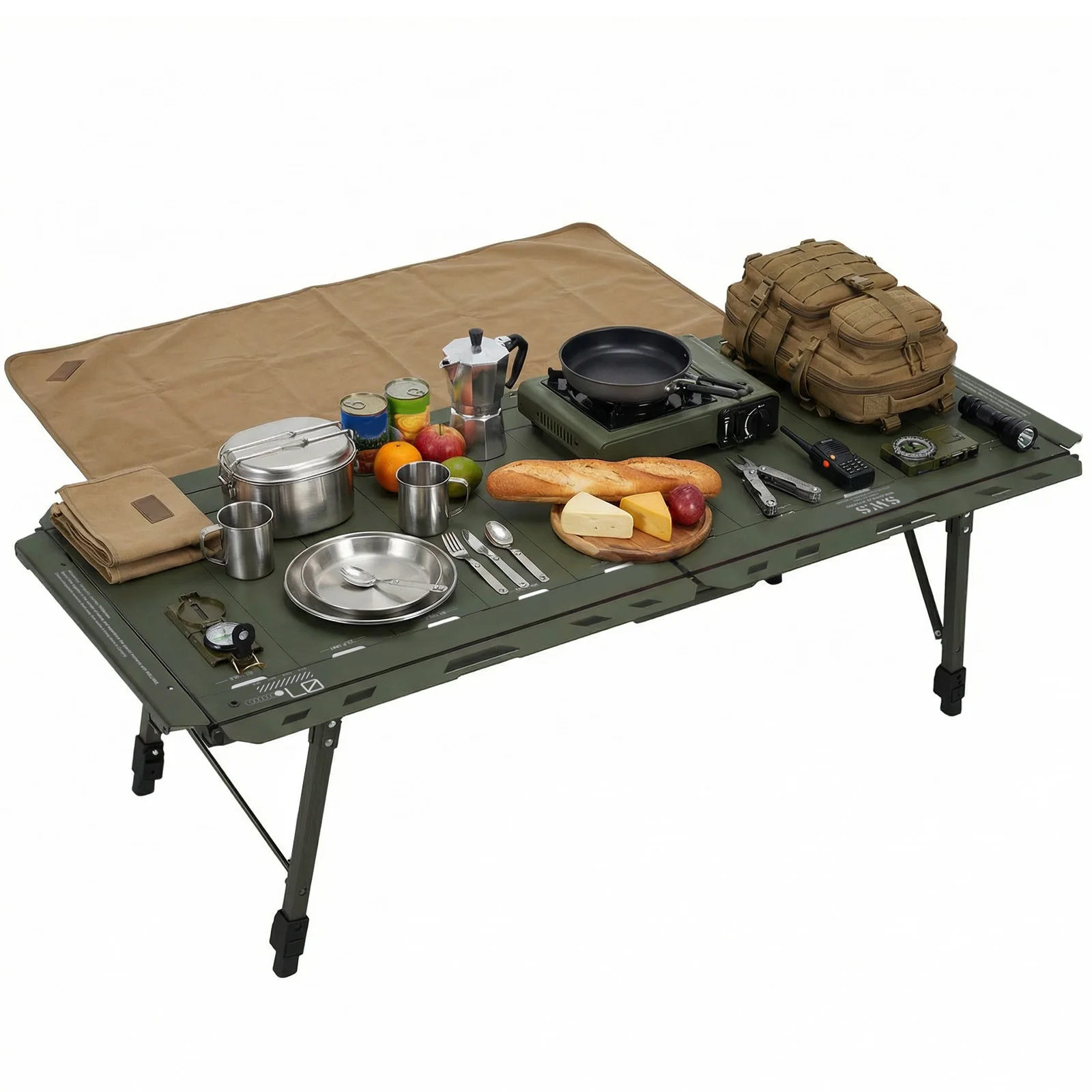 Fold Up Lightweight Table 120KG Load Capacity with Adjustable Height Leg with Carry Bag for Hiking Picnic Fishing Beach
Fold Up Lightweight Table 120KG Load Capacity with Adjustable Height Leg with Carry Bag for Hiking Picnic Fishing Beach