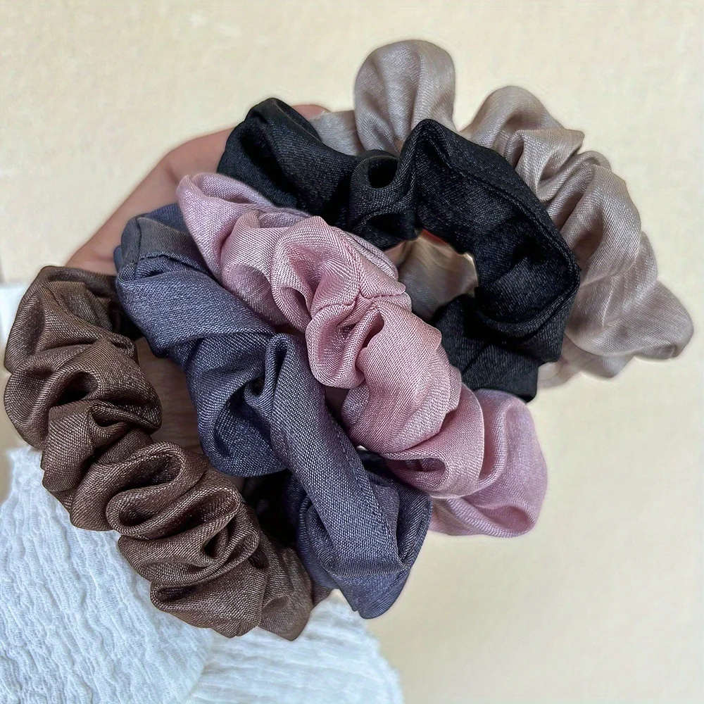 Elegant Ruffled Scrunchie with Lace Detail High Elasticity Hair Tie for Women Vintage Bun Maker Hair Accessories
Elegant Ruffled Scrunchie with Lace Detail High Elasticity Hair Tie for Women Vintage Bun Maker Hair Accessories