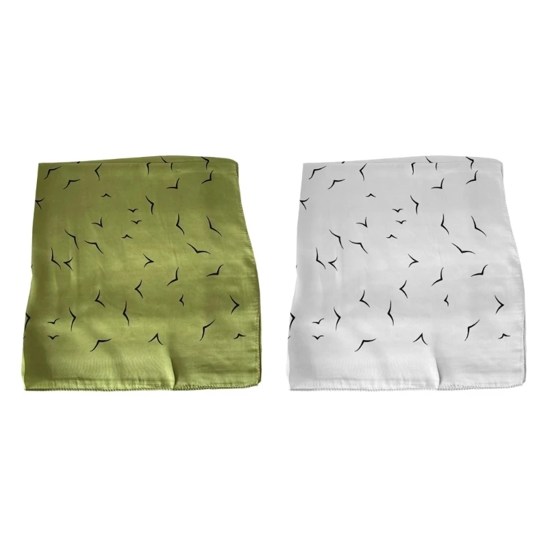 340D Stylish Seagulls Print Scarf Green/White Head Wrap Bandana for Women Girls 55cm
340D Stylish Seagulls Print Scarf Green/White Head Wrap Bandana for Women Girls 55cm