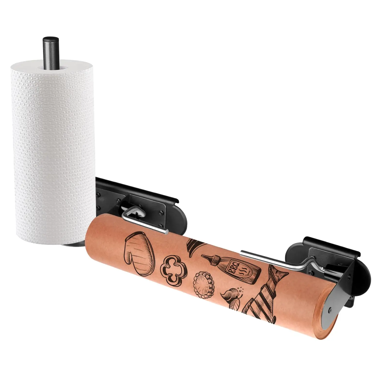 2-In-1 Pop-And-Lock Paper Roll Holder For Traeger Grill Smoker Butcher Paper Towel Foil
2-In-1 Pop-And-Lock Paper Roll Holder For Traeger Grill Smoker Butcher Paper Towel Foil
