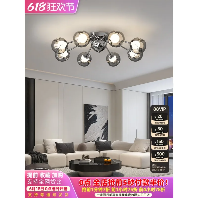 Bedroom light Ceiling light Italian luxury post-modern magic bean glass eye protection Advanced atmosphere Living
Bedroom light Ceiling light Italian luxury post-modern magic bean glass eye protection Advanced atmosphere Living