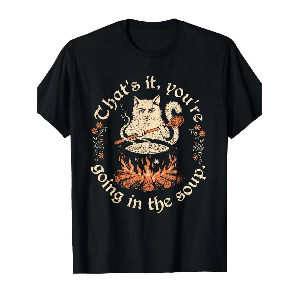 That'S It You'Re Going in The Soup, Funny Wizard Cat Meme T-Shirt Easter 180Gsm Round Neck Short Sleeve Men Casual T-Shirt
That'S It You'Re Going in The Soup, Funny Wizard Cat Meme T-Shirt Easter 180Gsm Round Neck Short Sleeve Men Casual T-Shirt