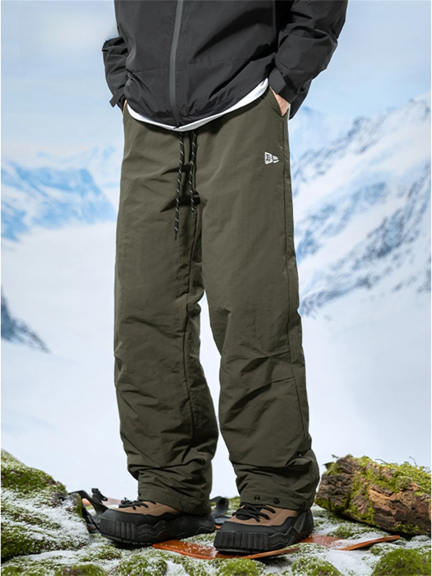 Thickened down Cotton Pants for Men Winter Business Casual Style Warmth Fleece Workwear Trousers Long Straight Cut Polyester
Thickened down Cotton Pants for Men Winter Business Casual Style Warmth Fleece Workwear Trousers Long Straight Cut Polyester