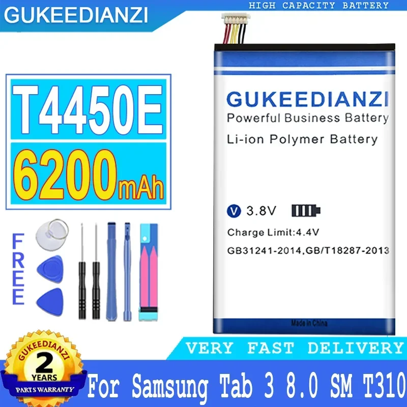 Аккумулятор для планшета Samsung Galaxy Tab 3 8,0 SM T310 T311 T315, T4450E, 6200 мАч
Аккумулятор для планшета Samsung Galaxy Tab 3 8,0 SM T310 T311 T315, T4450E, 6200 мАч