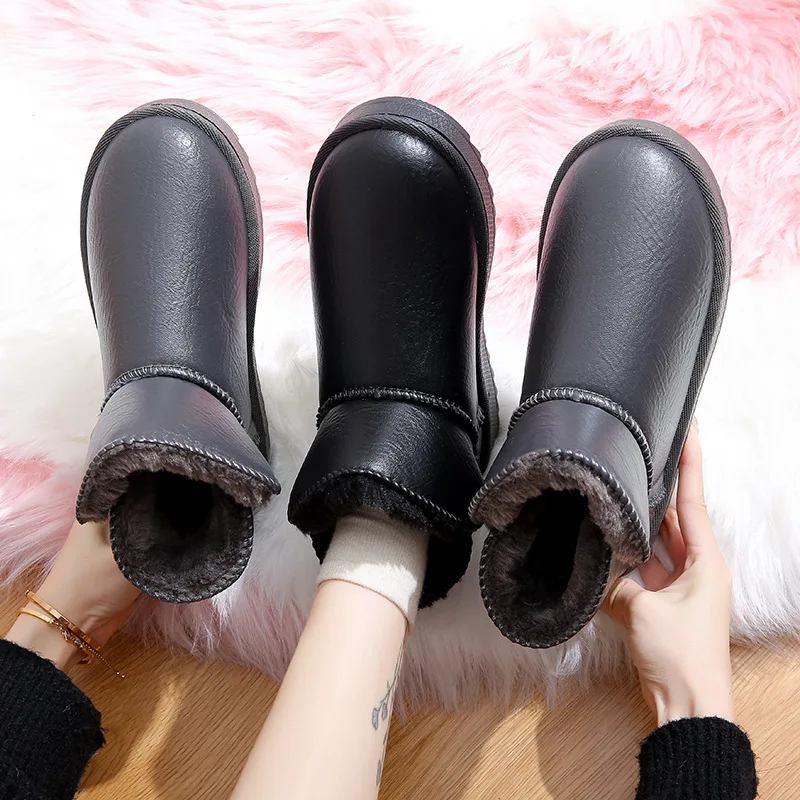 plus Size Women's Snow Boots Fleece Lined Thick Warm Cotton Shoes Non Slip Waterproof Bread Style Women's Footwear Casual mid...
plus Size Women's Snow Boots Fleece Lined Thick Warm Cotton Shoes Non Slip Waterproof Bread Style Women's Footwear Casual mid...