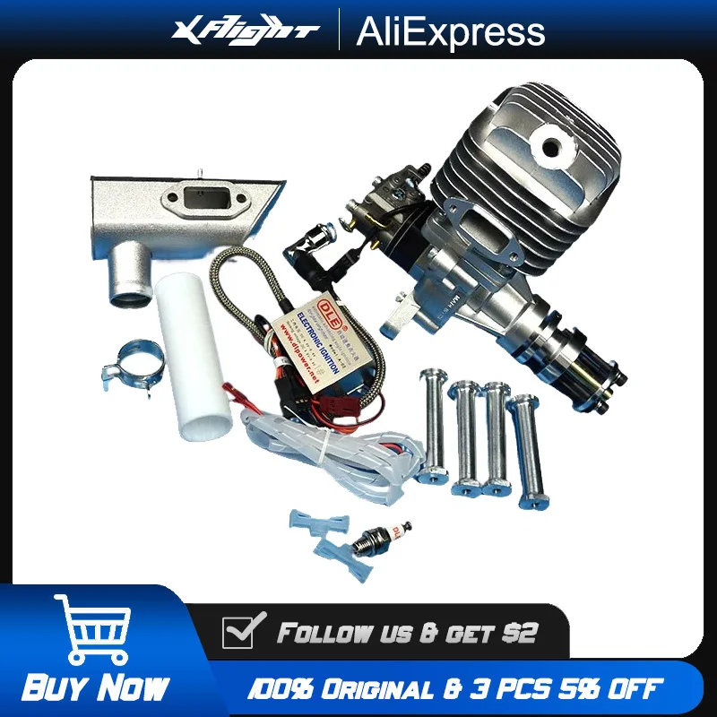 DLE55 RC Gas Engine 55CC 2-Stroke Single Cylinder Side Exhaust Air-Cooled Hand Start Model Aircraft Power System
DLE55 RC Gas Engine 55CC 2-Stroke Single Cylinder Side Exhaust Air-Cooled Hand Start Model Aircraft Power System