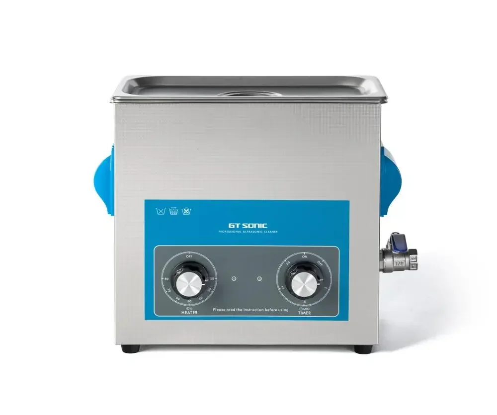 VGT-1860QT GT SONIC Manufacturers 6L Industrial Electric Ultrasonic Cleaner for Machine Shop
VGT-1860QT GT SONIC Manufacturers 6L Industrial Electric Ultrasonic Cleaner for Machine Shop