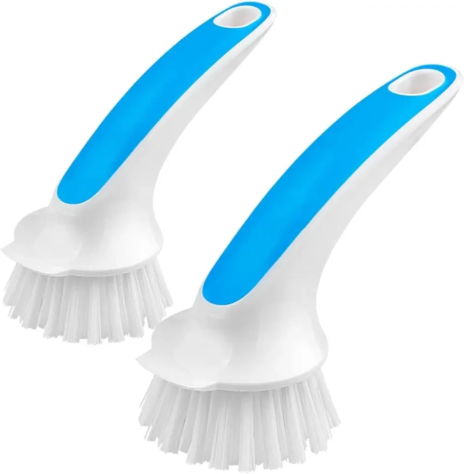 2-Pack Pot and Pan Cleaning Brush with Scraper Edge, Non-Scratch Bristles
2-Pack Pot and Pan Cleaning Brush with Scraper Edge, Non-Scratch Bristles