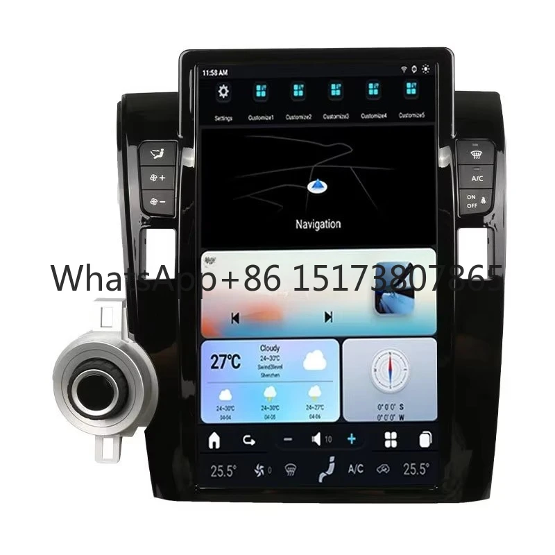 13.6 Inch Car Radio For Tundra 2007-2013 Multimedia Stereo Video Player Head Unit Wireless CarPlay Car GPS Navigation
13.6 Inch Car Radio For Tundra 2007-2013 Multimedia Stereo Video Player Head Unit Wireless CarPlay Car GPS Navigation
