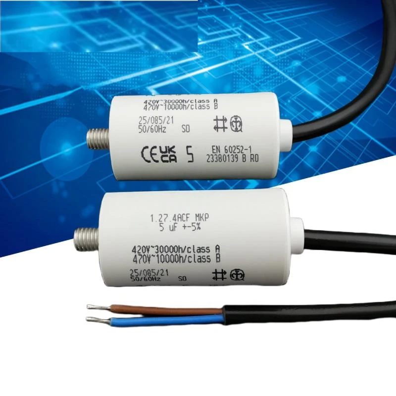 1PCS 1.27.4ACF MKP 420V 5uF 470V Start-up and Run Capacitor
1PCS 1.27.4ACF MKP 420V 5uF 470V Start-up and Run Capacitor