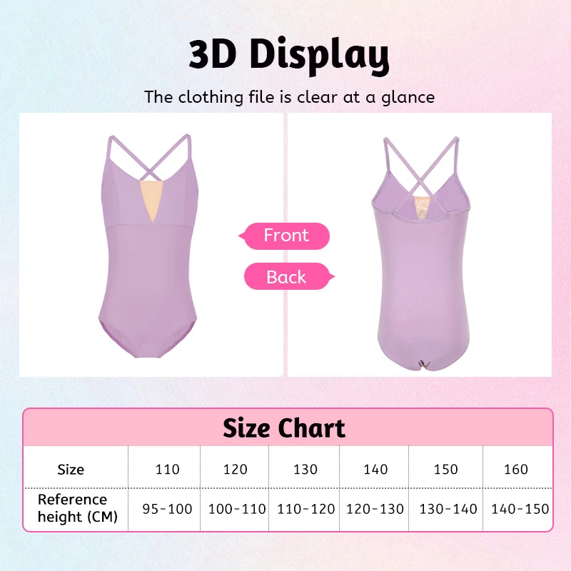 Girls Ballet Dance Leotard Ballet Tutu Dress For Kids Ballet Clothing Camisole Bodysuit Gymnastics Dancewear Exercise Clothes
Girls Ballet Dance Leotard Ballet Tutu Dress For Kids Ballet Clothing Camisole Bodysuit Gymnastics Dancewear Exercise Clothes