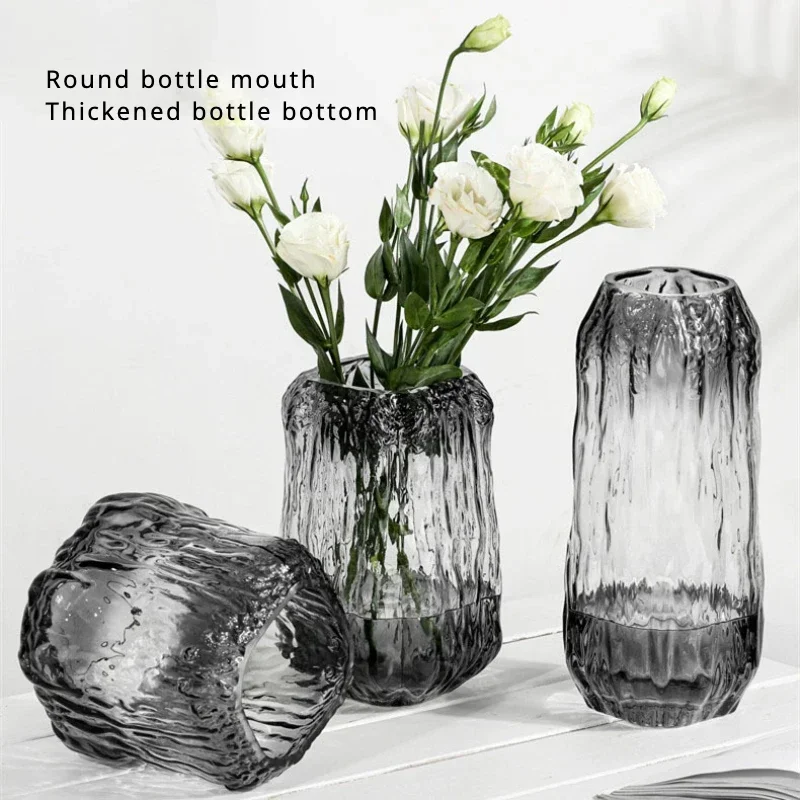 Luxury furniture, ice glass vases, transparent planters, living room decorations, ornaments vases for flowers
Luxury furniture, ice glass vases, transparent planters, living room decorations, ornaments vases for flowers