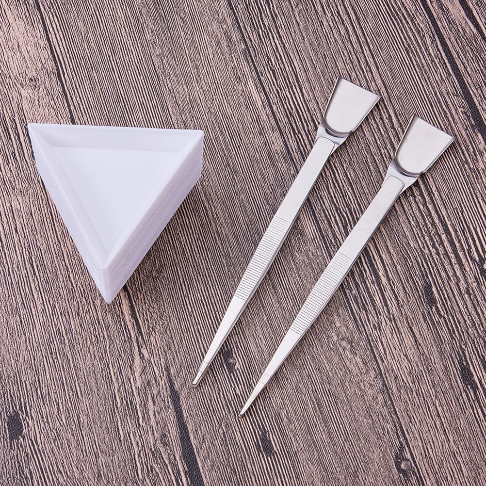 22Pcs Jewelry Scoop Tool Set Medium Serrated Tweezers with Shovel Triangle Trays for Diamond Beads Jewelry Making Display Tools
22Pcs Jewelry Scoop Tool Set Medium Serrated Tweezers with Shovel Triangle Trays for Diamond Beads Jewelry Making Display Tools