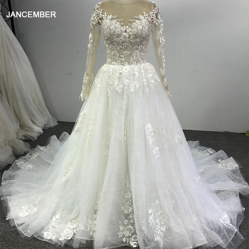 Beach wedding Dress Flowers 2024 For Women A-Line O-Neck Long Sleeves Back Illusion Floor Length Bridal Gowns vestido de novia
Beach wedding Dress Flowers 2024 For Women A-Line O-Neck Long Sleeves Back Illusion Floor Length Bridal Gowns vestido de novia