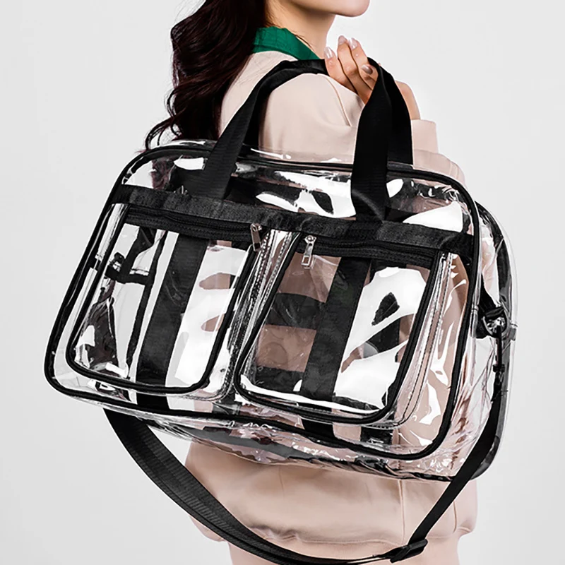 Sports Portable Shoulder Crossbody Bag Gym Fitness Yoga Bag PVC Transparent Travel Duffle Bag Outdoor Swimming Clear Handbag
Sports Portable Shoulder Crossbody Bag Gym Fitness Yoga Bag PVC Transparent Travel Duffle Bag Outdoor Swimming Clear Handbag