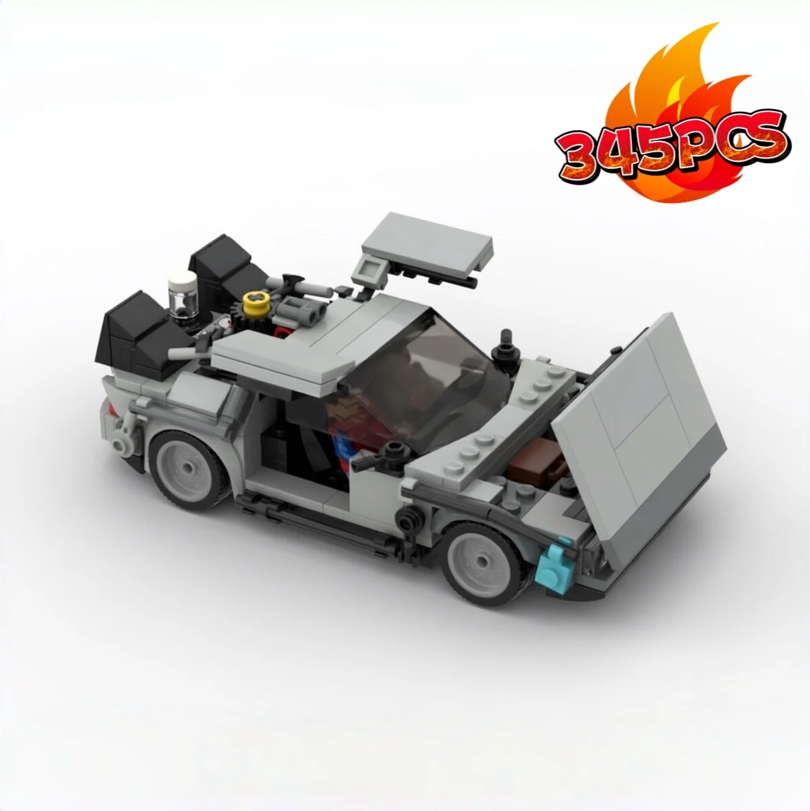 MOC Classic 8-wide Time Machine Building Block Toy (345 Pieces) – Creative Birthday / Christmas Gift for Boys, Item No. 58776
MOC Classic 8-wide Time Machine Building Block Toy (345 Pieces) – Creative Birthday / Christmas Gift for Boys, Item No. 58776