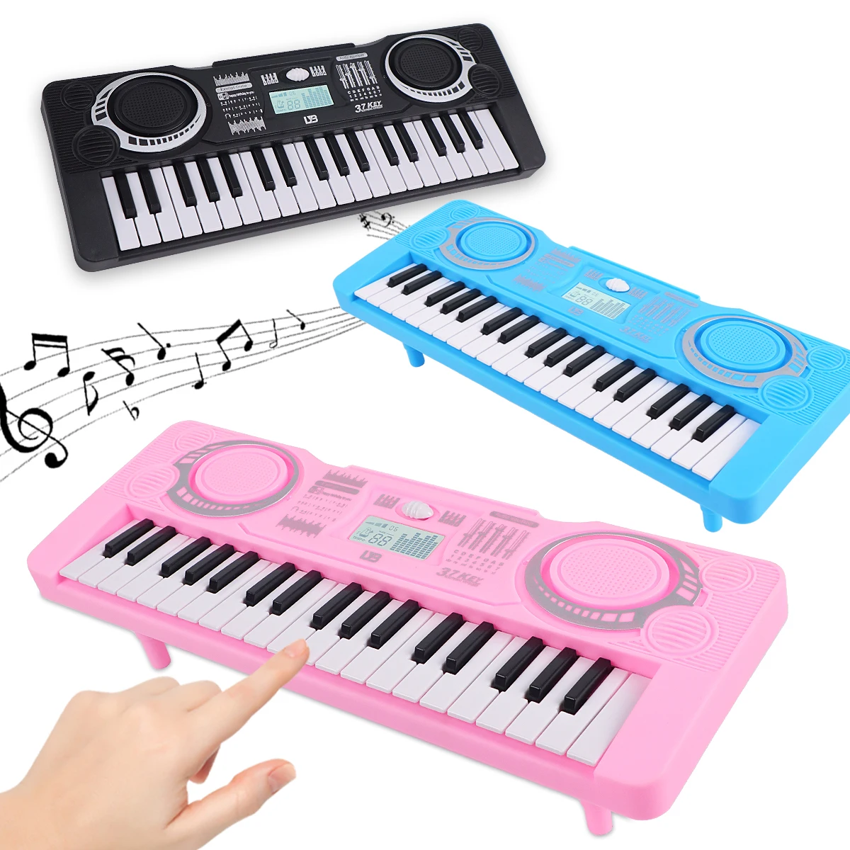 Electronic 37 Keys Piano Toys for Kids, Portable Keyboard Musiacl Instrument Kid Education Toy Gifts not inlucde battery
Electronic 37 Keys Piano Toys for Kids, Portable Keyboard Musiacl Instrument Kid Education Toy Gifts not inlucde battery