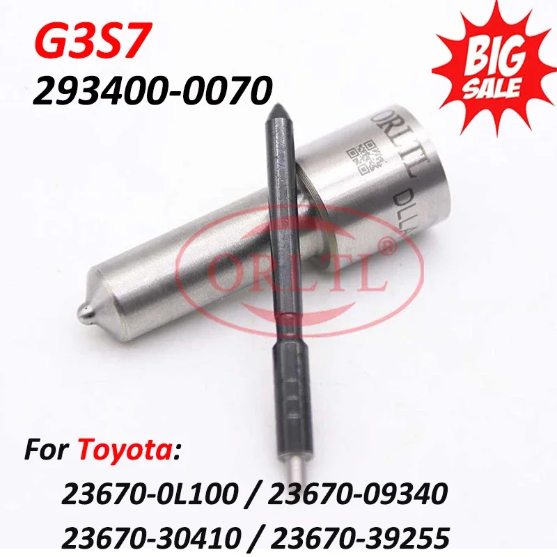 293400-0070 Common Rail Injector Nozzle G3S7 For Toyota 1KD INJECTOR 23670-0L100 23670-09340 23670-30410 23670-39255
293400-0070 Common Rail Injector Nozzle G3S7 For Toyota 1KD INJECTOR 23670-0L100 23670-09340 23670-30410 23670-39255