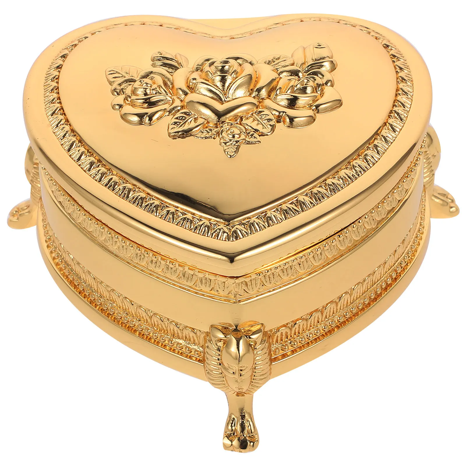 Heart Shape Metal Jewelry Box Vintage Style Trinket Box Ring Earrings Necklace Storage Organizer Desktop Decoration
Heart Shape Metal Jewelry Box Vintage Style Trinket Box Ring Earrings Necklace Storage Organizer Desktop Decoration