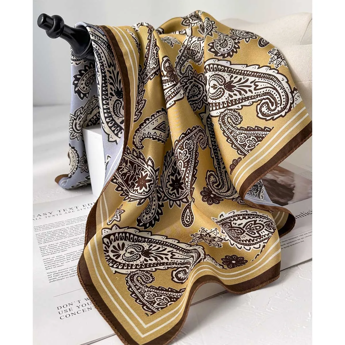100% Natural Twill Silk Scarf for Women Neck Double side Female Foulard Shawl Wrap Square Neckerchief Lady Hijab Bandana Scarves
100% Natural Twill Silk Scarf for Women Neck Double side Female Foulard Shawl Wrap Square Neckerchief Lady Hijab Bandana Scarves