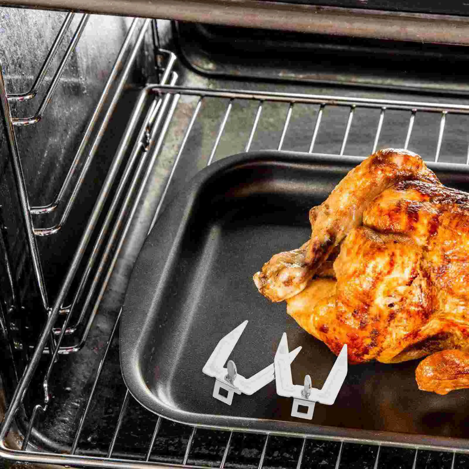 2 Pcs Barbecue Fork Chicken Grill Air Fryer Rod Cooking Stainless Steel Rotisserie Forks
2 Pcs Barbecue Fork Chicken Grill Air Fryer Rod Cooking Stainless Steel Rotisserie Forks