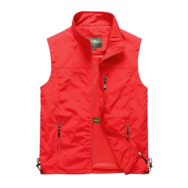Spring Summer Thin Men Vest Solid Windproof Waterproof Casual Jacket Plus Size 6XL New Sleeveless Vest Men Photography Waistcoat
Spring Summer Thin Men Vest Solid Windproof Waterproof Casual Jacket Plus Size 6XL New Sleeveless Vest Men Photography Waistcoat