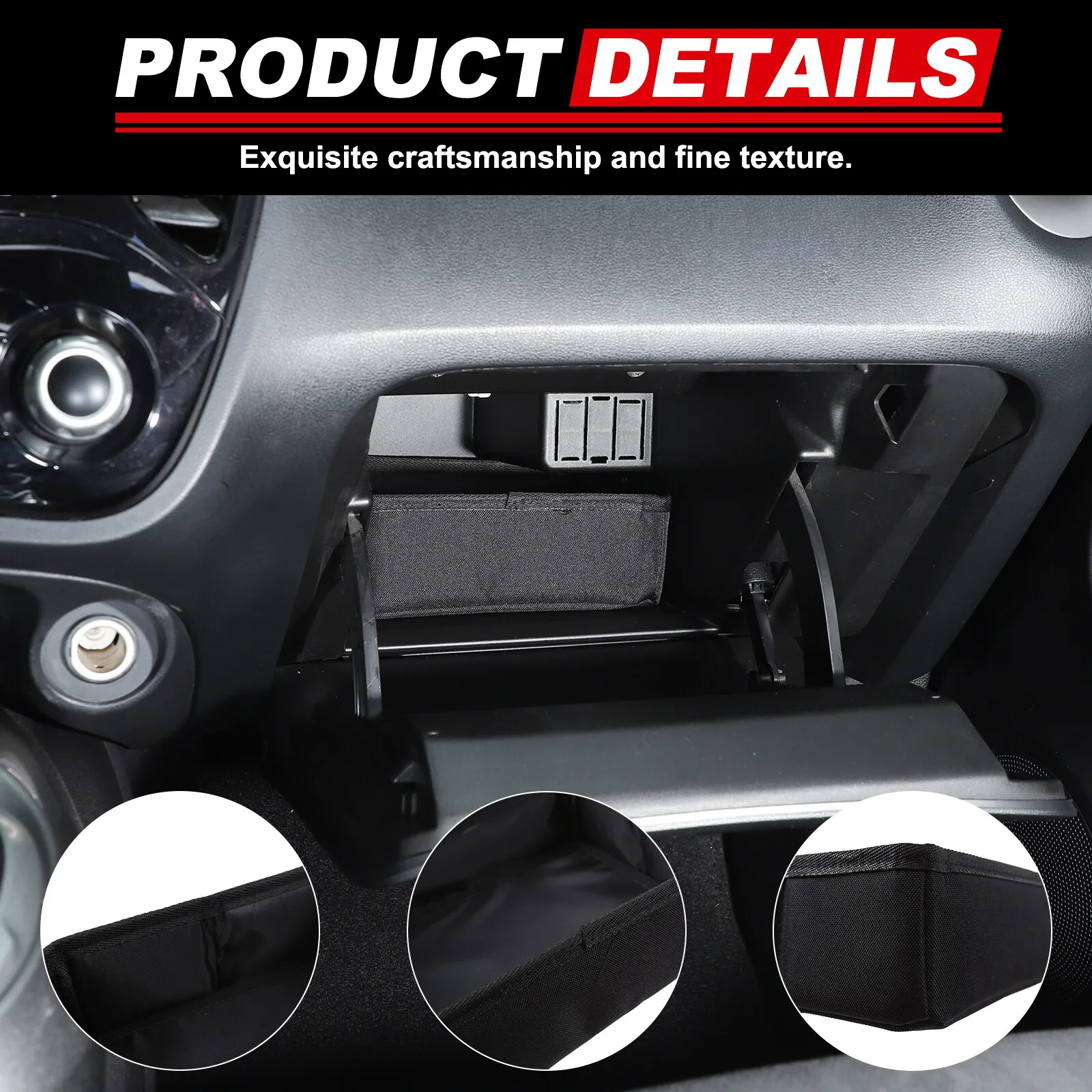 1PCS Oxford Cloth Car Passenger Glove Box Stowing Tidy Bag For Nissan Juke 2011-2019 Multipurpose Storage Bag Pocket Accessories
1PCS Oxford Cloth Car Passenger Glove Box Stowing Tidy Bag For Nissan Juke 2011-2019 Multipurpose Storage Bag Pocket Accessories