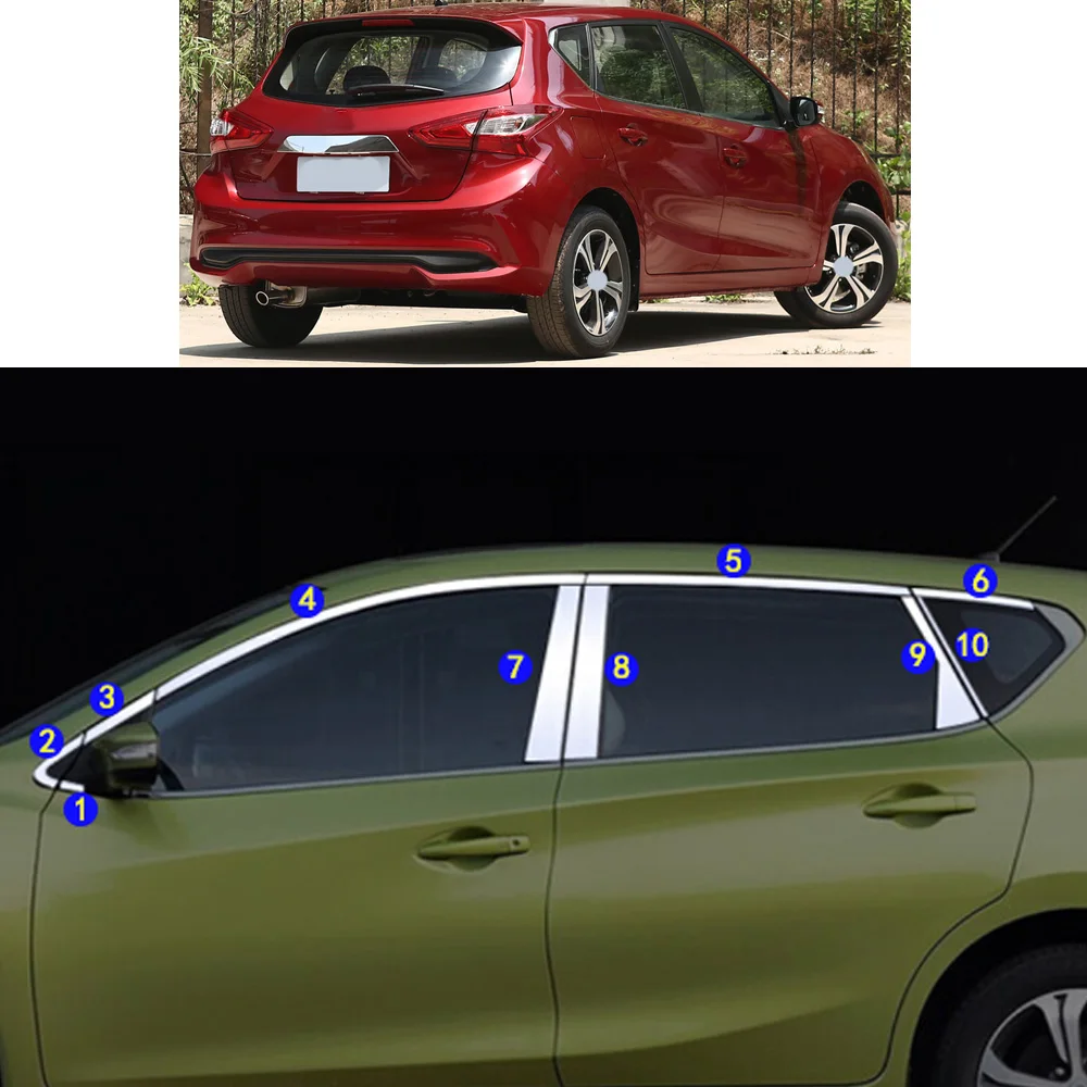Car Sticker Garnish Pillar Window Middle Strip Trim Frame Hoods For Nissan TIIDA 2016 2017 2018 2019 2020 2021
Car Sticker Garnish Pillar Window Middle Strip Trim Frame Hoods For Nissan TIIDA 2016 2017 2018 2019 2020 2021