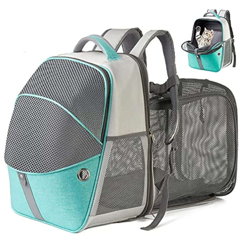 Cat backpack expandable pet carrying backpack expandable durable breathable mesh, pet backpack to carry small dog
Cat backpack expandable pet carrying backpack expandable durable breathable mesh, pet backpack to carry small dog