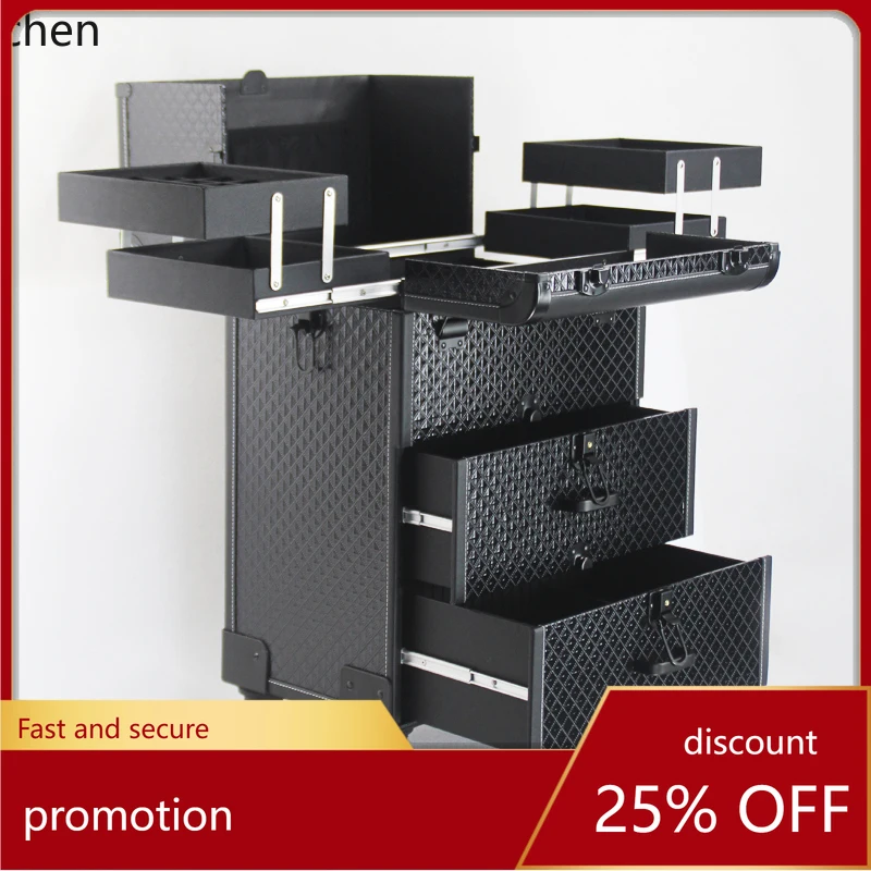 CZ large multi-layer professional tie rod cosmetic box with lock for makeup artist, nail pattern embroidery tool storage box.
CZ large multi-layer professional tie rod cosmetic box with lock for makeup artist, nail pattern embroidery tool storage box.