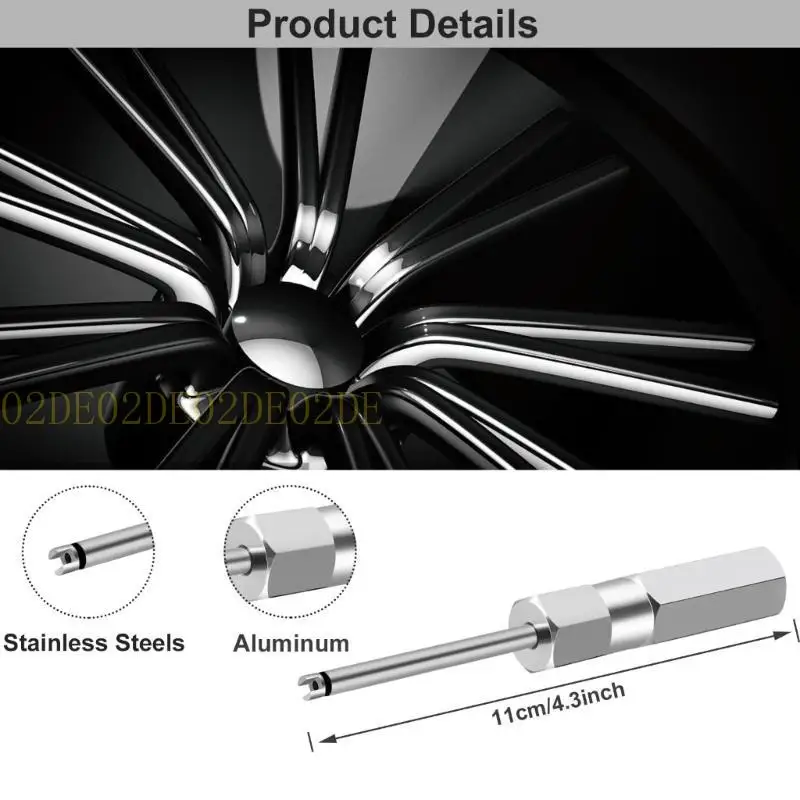 02DE High Strength Aluminum Valves Cores Wrench Tool for Secure Grip In Any Condition
02DE High Strength Aluminum Valves Cores Wrench Tool for Secure Grip In Any Condition