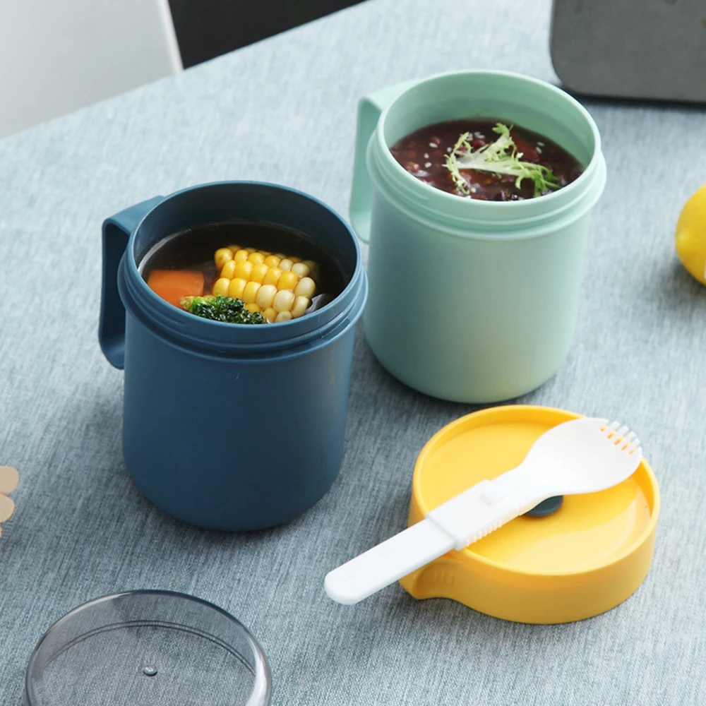 Cereal Breakfast Cup Oatmeal with Lid Spoon Mug Microwave Milk Portable Japanese Luncheon Soup Cup for Kitchen Tools
Cereal Breakfast Cup Oatmeal with Lid Spoon Mug Microwave Milk Portable Japanese Luncheon Soup Cup for Kitchen Tools