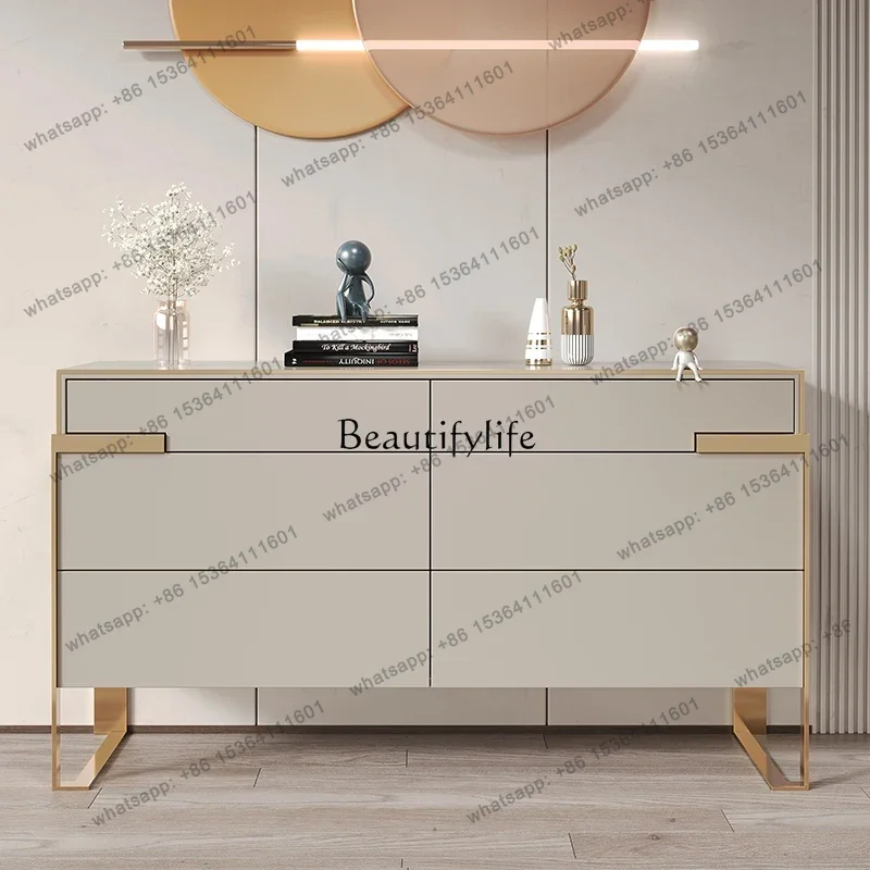 D30 Italian light luxury bedroom TV cabinet partition entrance light luxury dining side cabinet storage
D30 Italian light luxury bedroom TV cabinet partition entrance light luxury dining side cabinet storage