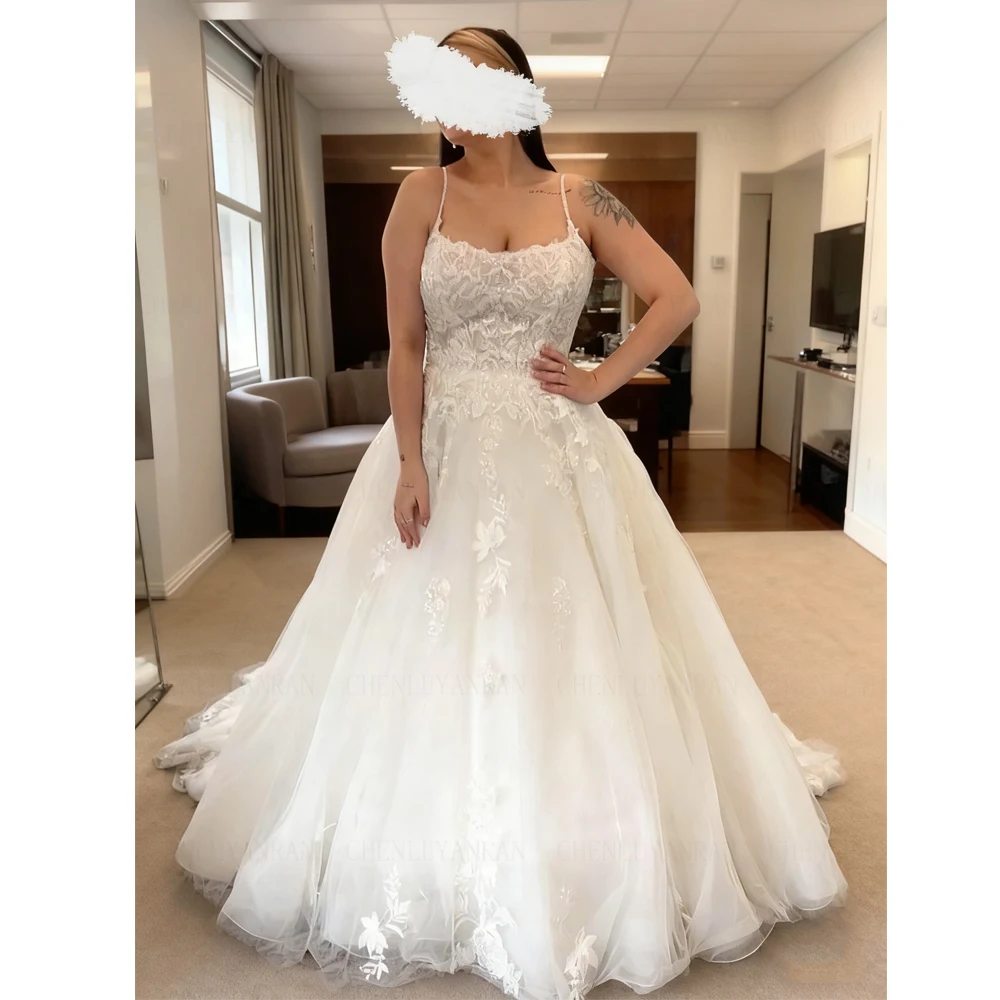 Applique Bohemia Wedding Dresses Spaghetti Strap O-Neck Long Bride Gowns A-line Fashion Sexy Dress For Women 2025 Robe De Mariée
Applique Bohemia Wedding Dresses Spaghetti Strap O-Neck Long Bride Gowns A-line Fashion Sexy Dress For Women 2025 Robe De Mariée