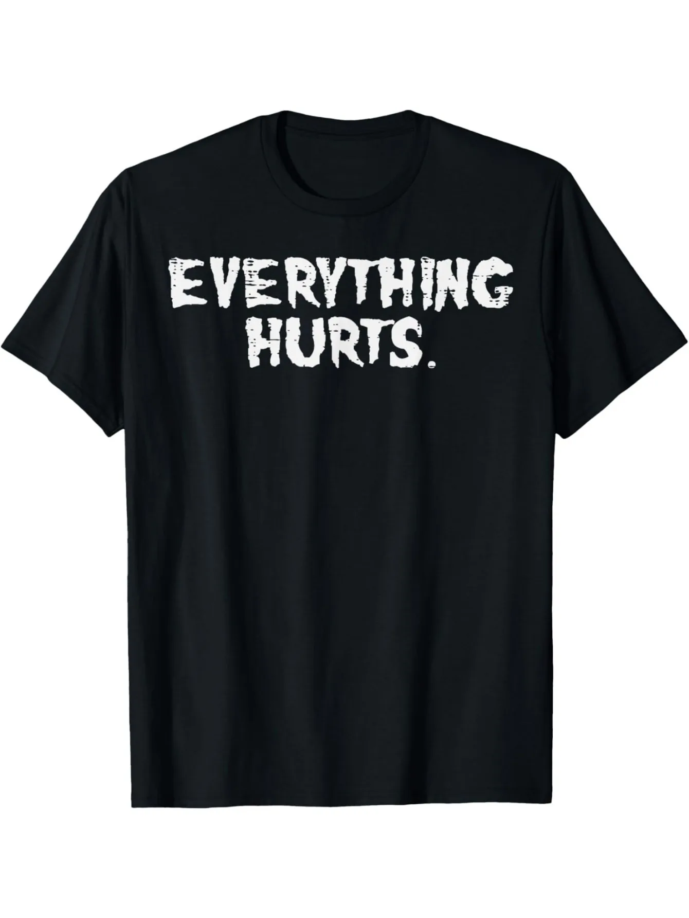 Everything Hurts Men's Black Cotton Gym T-Shirt
Everything Hurts Men's Black Cotton Gym T-Shirt